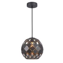 TUILE: Interior Large Embossed Tiled Iron Wine Glass Shape Pendant Lights