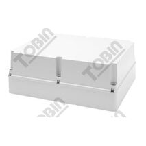 PVC Enclosure Grey Lid & Body | IP56 Rated | Durable for Indoor/Outdoor Use | by Tobin
