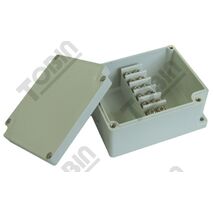 Terminal Box ABS | 6 Centre Mount Terminals | Durable Protection | by Tobin