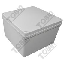 ABS Electrical Enclosure Box | IP66 Rated | Screw Mount Lid | Grey Body | by Tobin