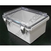 ABS Electrical Enclosure Box | IP66 Rated | Hinged Clear Lid | by Tobin