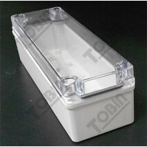 IP66 ABS Enclosure Box | Grey Body & Clear Screw Lid | Durable & Water Resistant | by Tobin