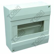 Enclosure MCB 8 Pole Plastic | Durable Construction | Ideal for Electrical Distribution | by Tobin