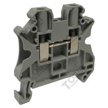 UT Terminal Single Level 4.0mm | 41A Rated Current | Grey Color | DIN Rail Mountable | by Tobin