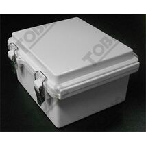 Polycarbonate Electrical Enclosure | IP66 Rated | Hinged Lid Design | Grey Color | by Tobin