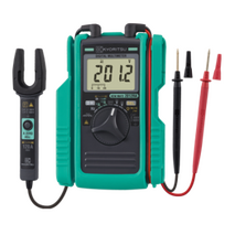 Digital Multimeter with AC/DC Clamp Sensor | 120A Current Measurement | 600V Voltage Measurement | True RMS | by Rapid Tech