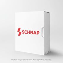 Placeholder Image of Large Plate Vertical Switch 5 Gang | Glossy Black Finish | Screw Mounting by Hager