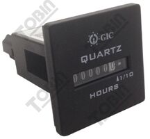 Hour Run Meter Square Face | 4-36VAC/DC Power Supply | Durable & Reliable | by Tobin