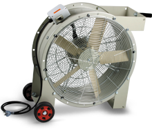 Portable fixed air 560mm 4 pole cooling fan
