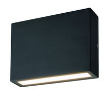 Modus 6W LED Tricolour Wall Exterior Small Matt Black