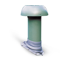 Thru Roof Exhaust Fan 2pole 150mm c/w Tiletite