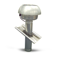 Thru Roof Supply Fan 2pole 150mm c/w Dektite