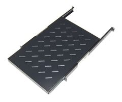 Sliding Rack Shelf for 600x700mm Racks | 20kg Load | Black by Certech