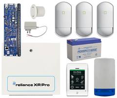 DAS Reliance XRPRO Security Kit | Metal Housing PCB | XR Touch Control Panel | OPTEX FLIP-X Sensors | by Dicker Data