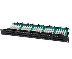 Telco Patch Panel 50 Port Loaded | Unshielded Design | Easy Installation by Cabac