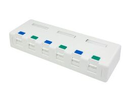 Surface Mount Box 6 Port Shutter | Durable Design | Easy Installation | Versatile Use by MSS