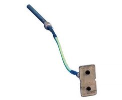 Earthbridge B162, Two Stud, Cable to Solid Round Steel, 70 mm² Stranded, 1,000 mm