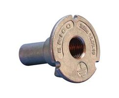 Earth Bond M12 boss with 1m of 70mm2 welded to 16mm Rebar