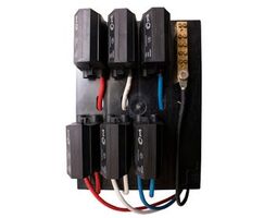 6 FusePanel Supply Pillars Slotted wired