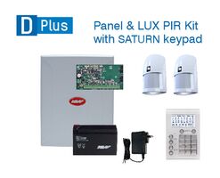 Ness DPlus 8 zone SATURN Keypad + LUX Kit
