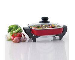 Mini Fry Pan 20cm | Die-Cast Aluminum | Non-Stick & Tempered Glass Lid | Cool Touch Handles by GAF