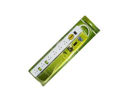 6 Way Powerboard with Eco-Friendly Design & 6 Outlets | GTS by GTS