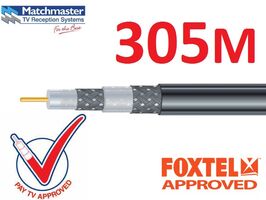 RG6 Quad-shield Cable 305m Dispenser Box