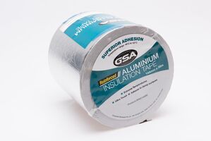 Reinforced Foil Tape 144mm | Excellent Adhesion | Extreme Temperature Resistance | Fire Compliant by CW Brands