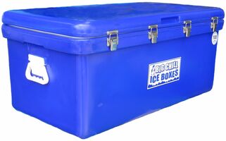 Ice Box 100 Litre Long | Heavy-Duty Insulation | Leak-Resistant Design | Portable Cooler by CW Brands