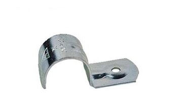 20mm Metal Half Saddle 6mm Hole ( 100 Pieces )