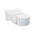 180° IP65 White PIR Cobra Wall Mount Motion Sensor