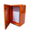 Enclosure IP66 600x600x300 X15 Orange Gloss, Back Plate, Escutcheon, Aluminium Gland Plate Top & Bottom