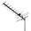 Digital TV Antenna UHF (28-51) with 50dB Shielded 4G/5G Filter