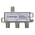 3 Way ‘F’ Type Splitter 5-2400MHz DC All Ports Power Pass