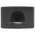 Outlet Plate with Reverse Bull Nose (Black)