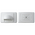 Large Bullnose Outlet Plate (White) (20 Pack)