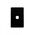 Puma - Switch Plate Vertical 1 Gang (Less Mech)  Black x10 - PUSWPV1GBK