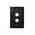 Puma - Switch Plate Vertical 2 Gang (Less Mech)  Black x10 - PUSWPV2GBK