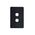 Puma - Switch Plate Vertical 2u00a0Gang Less Mech, Vandal Proof  Black x10 - PUSWPV2GVPBK