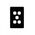 Puma - Switch Plate Vertical 5 Gang (Less Mech)  Black x10 - PUSWPV5GBK