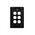 Puma - Switch Plate Vertical 6 Gang (Less Mech)  Black x10 - PUSWPV6GBK