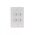 Puma - Switch Vertical 4 Gang 10AX/16A 250V Vandal Proof  x10 - PUSWV4GVP