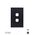 Clouded Leopard -u00a0Switch Plate Vertical 2 Gang (Less Mech)  Matt White x10 - CLSWPV2GMW