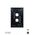 Clouded Leopard -u00a0Switch Plate Vertical 2 Gang (Less Mech)  Matt White x10 - CLSWPV2GMW