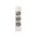 Cougar -u00a0Architrave Switch Vertical 3 Gang, 10AX/16A 250V~  White x10 - COSWVA3G
