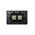 Flat Cat - Switch Horizontal 2 Gangu00a010AX/16A 250V~  Black x10 - FLSW2GBK