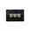 Flat Cat -u00a0Switch Horizontal 3 Gangu00a010AX/16A 250V~  Black x10 - FLSW3GBK