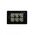 Flat Cat - Switch Horizontal 6 Gang 10AX/16A 250V~  Black x5 - FLSW6GBK