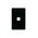 Leopard - Switch Plate Vertical 1 Gang (Less Mech)  Black x10 - LESWPV1GBK