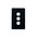 Leopard - Switch Plate Vertical 3 Gang (Less Mech)  Black x10 - LESWPV3GBK